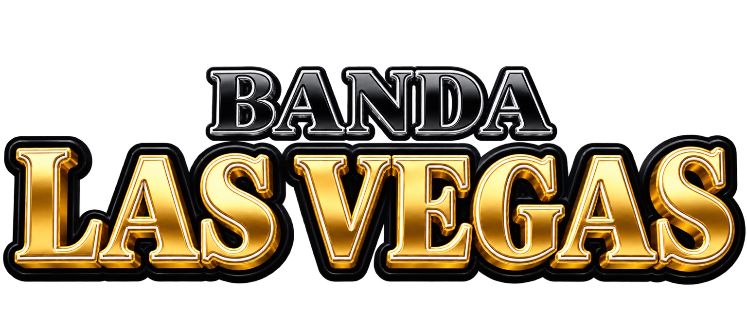 Banda Las Vegas en letras doradas